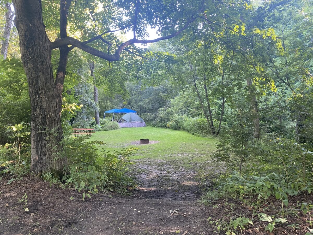 Campgrounds For Tent Camping at Skillet Creek - Baraboo WI